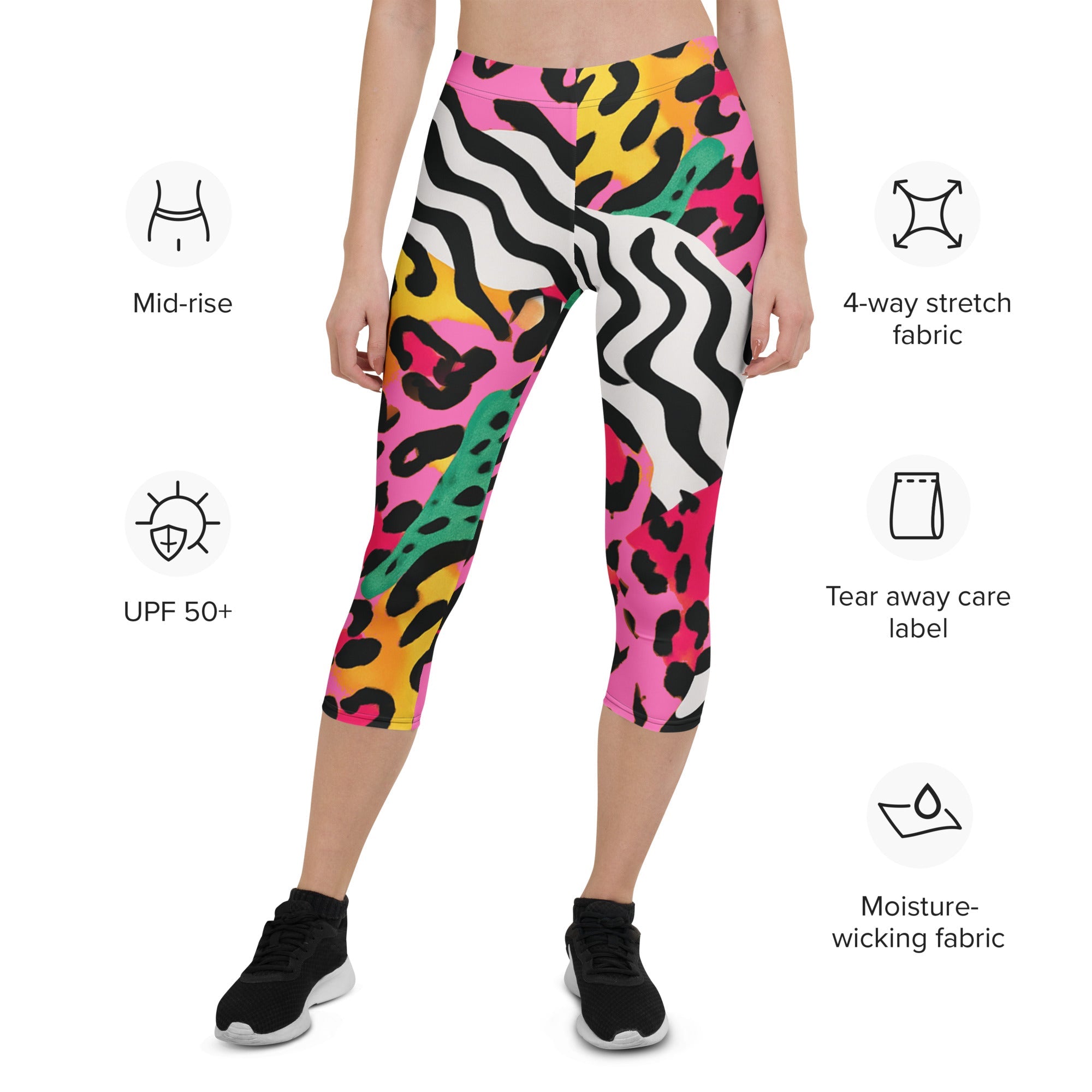 Electric Jungle Capris