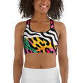 Electric Jungle Sports Bra