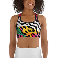 Electric Jungle Sports Bra