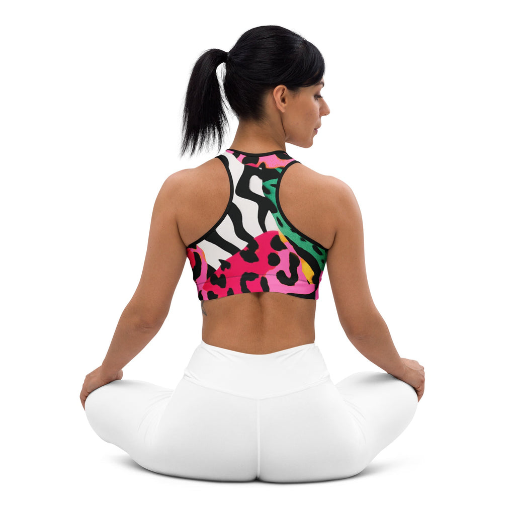 Electric Jungle Sports Bra