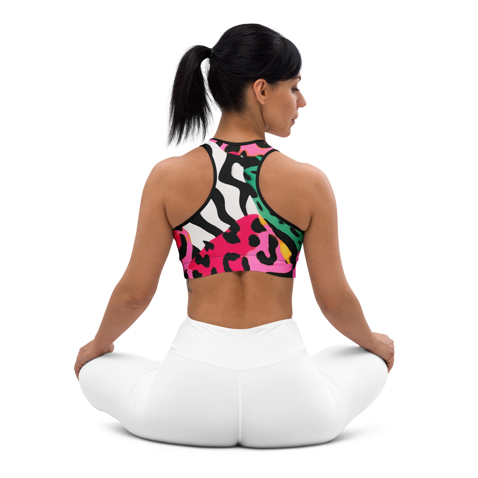 Electric Jungle Sports Bra