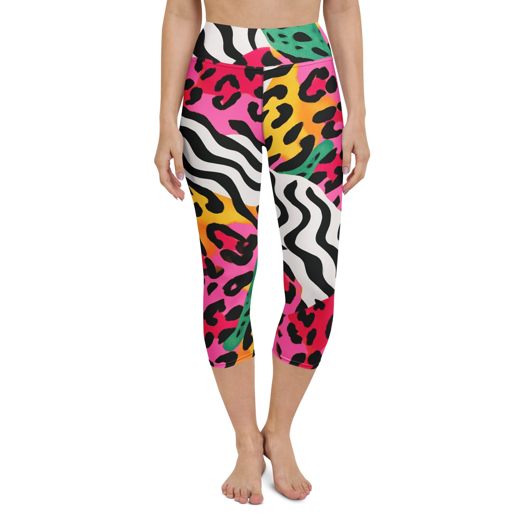Electric Jungle Yoga Capris