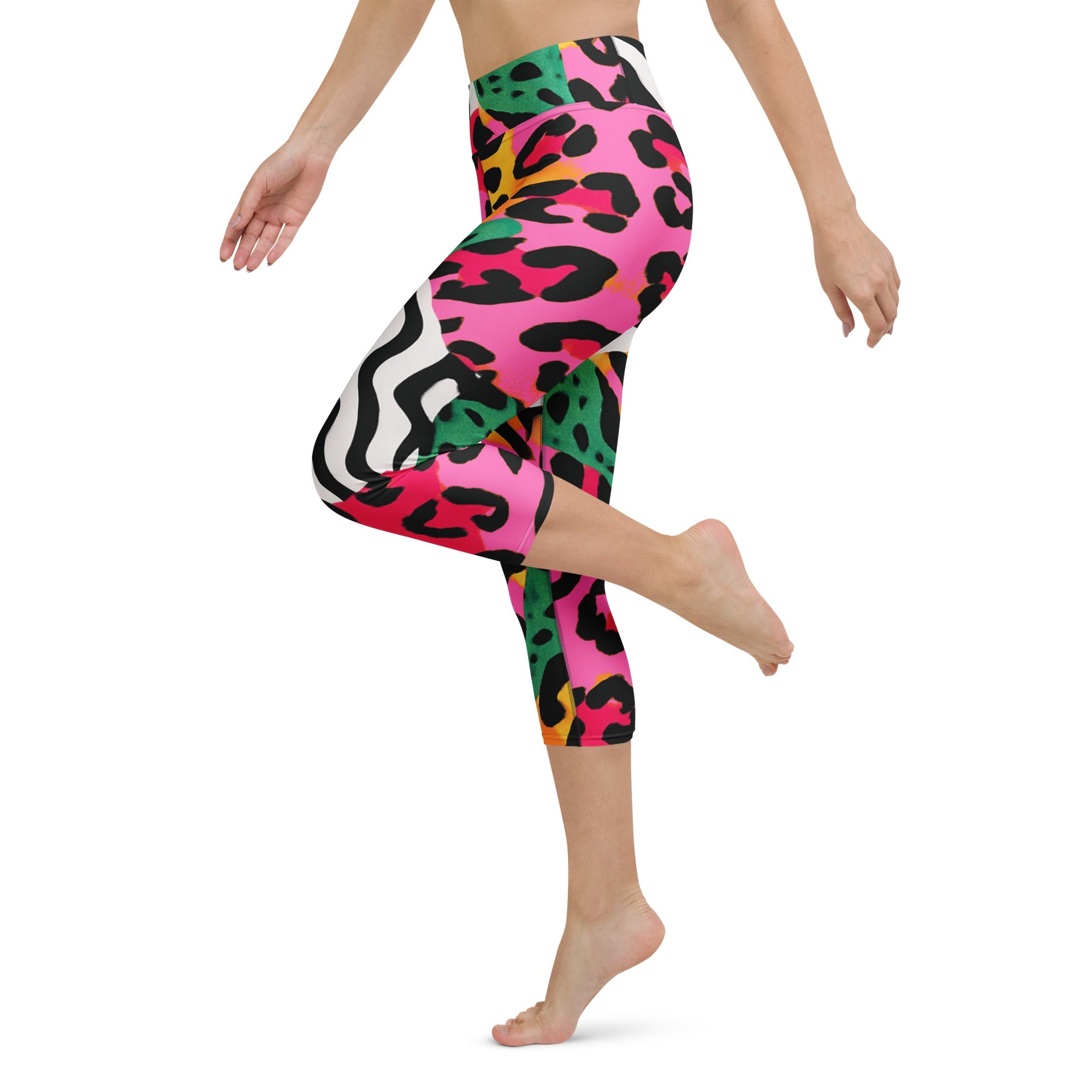 Electric Jungle Yoga Capris