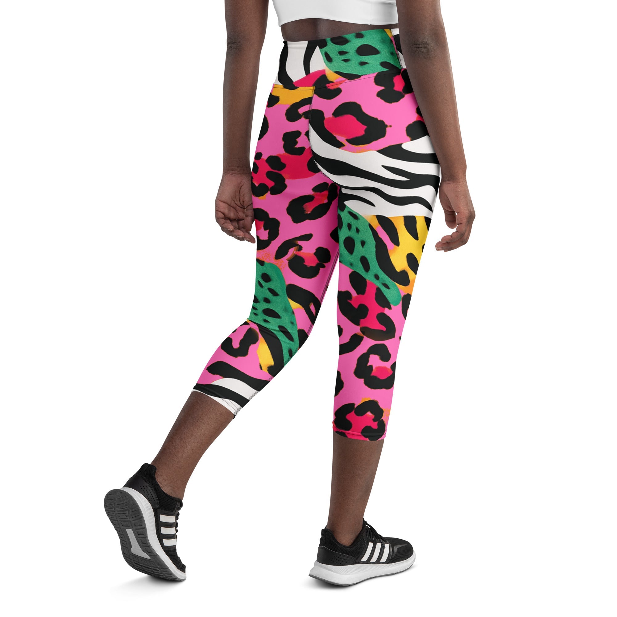 Electric Jungle Yoga Capris