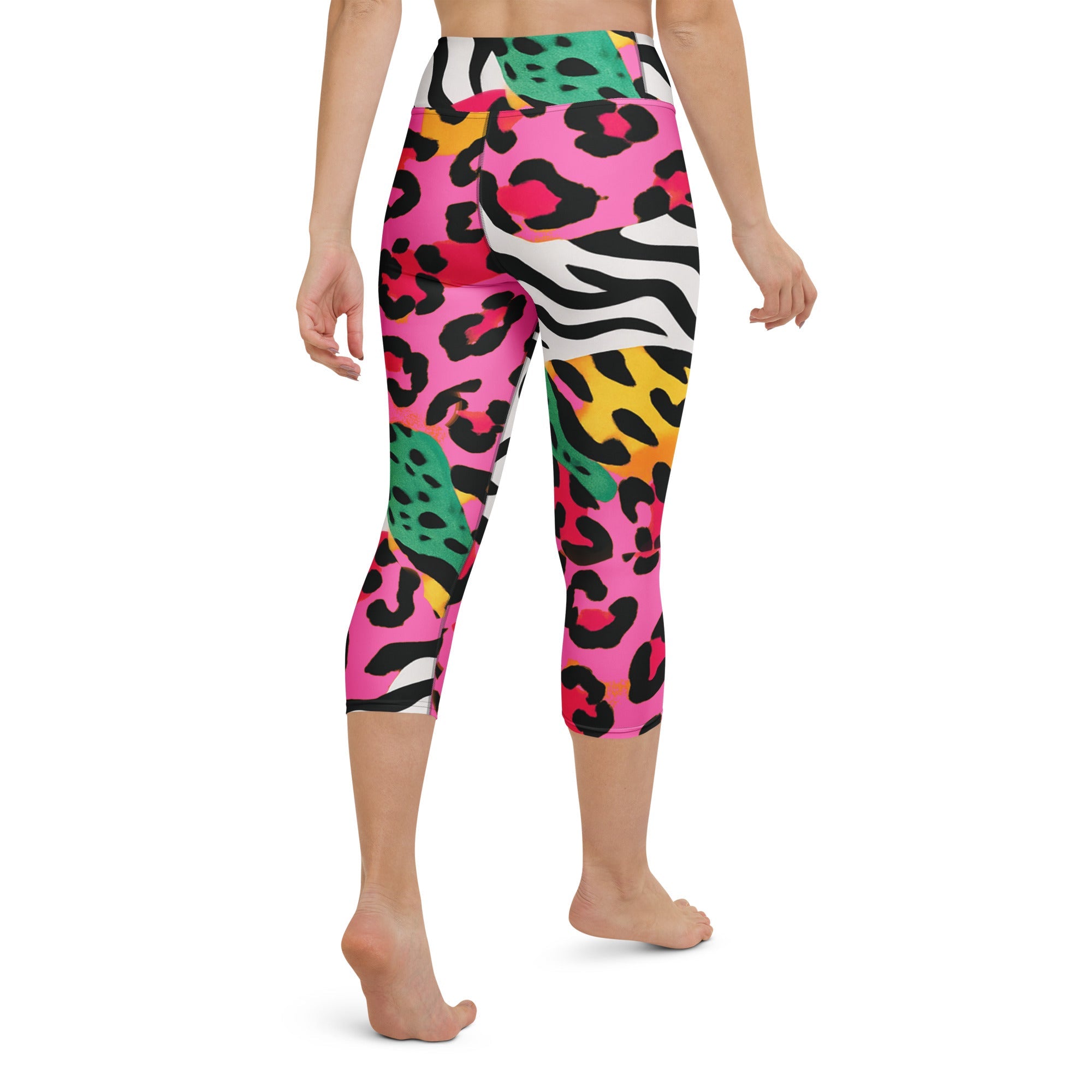 Electric Jungle Yoga Capris