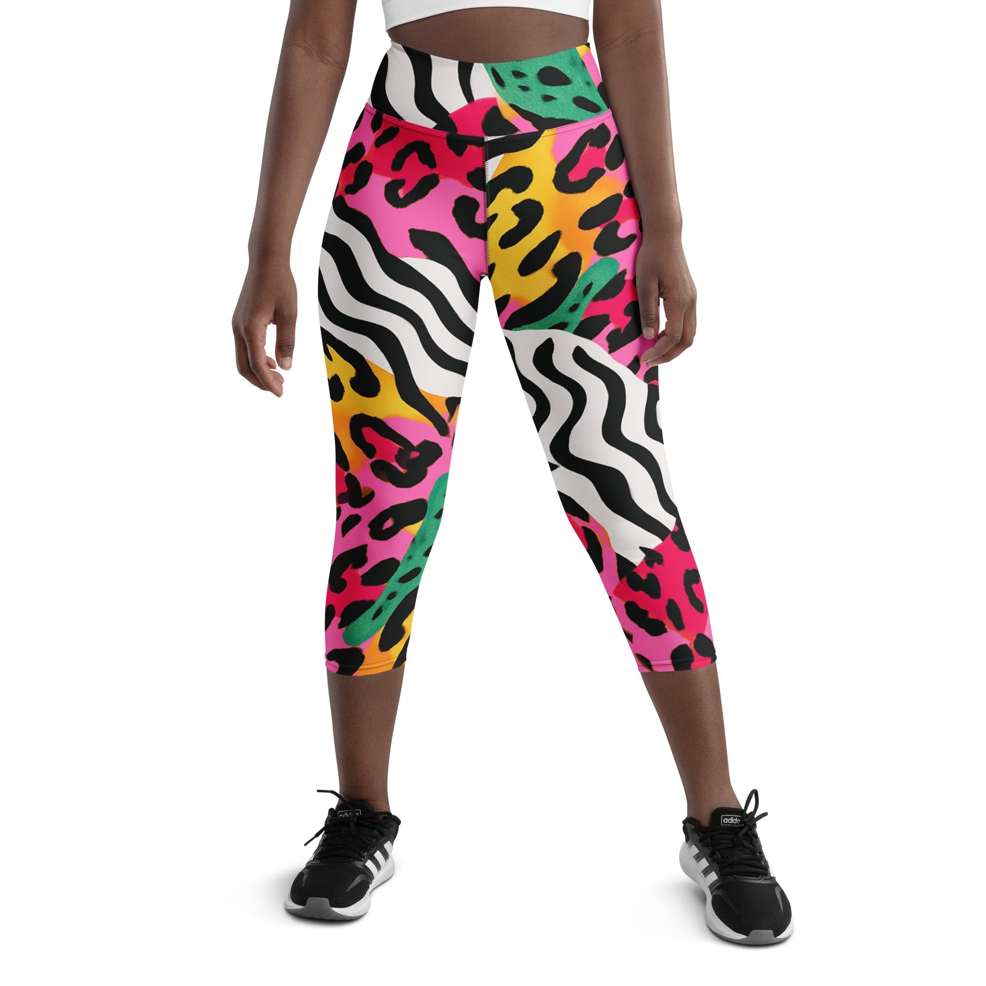 Electric Jungle Yoga Capris