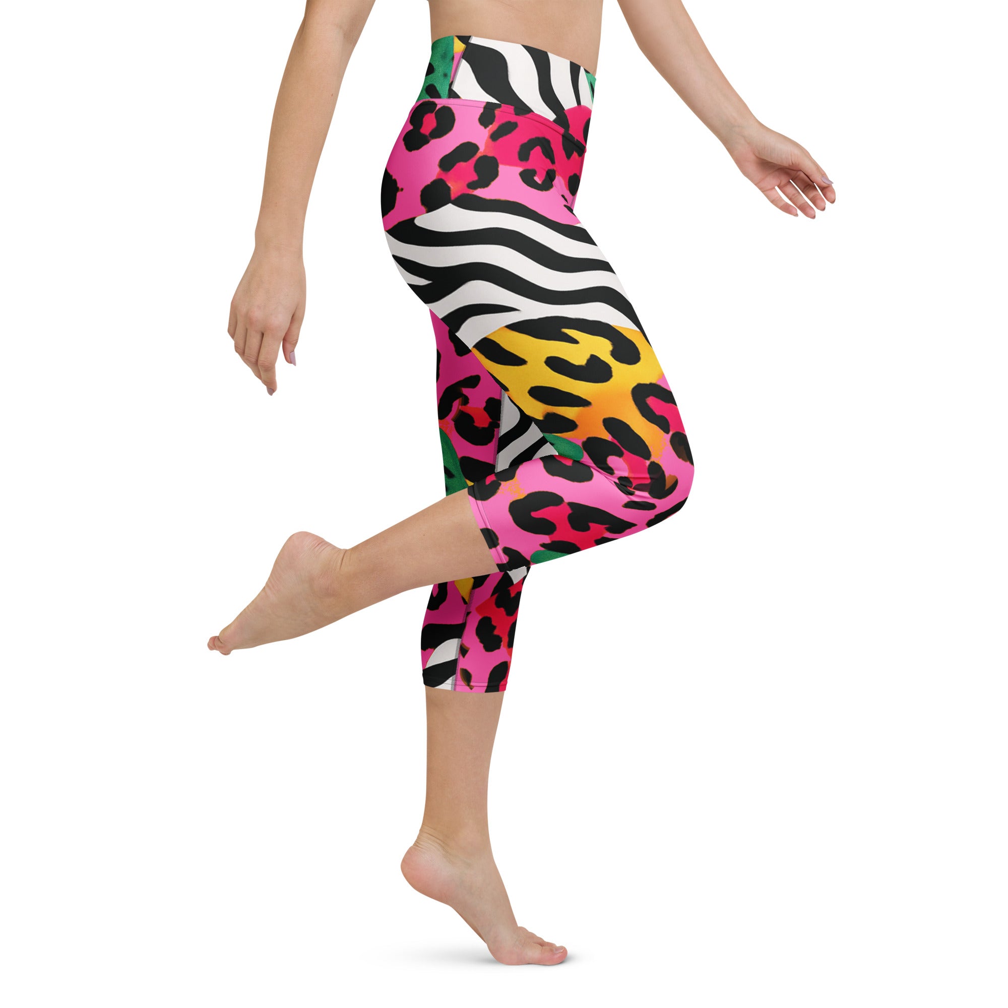 Electric Jungle Yoga Capris
