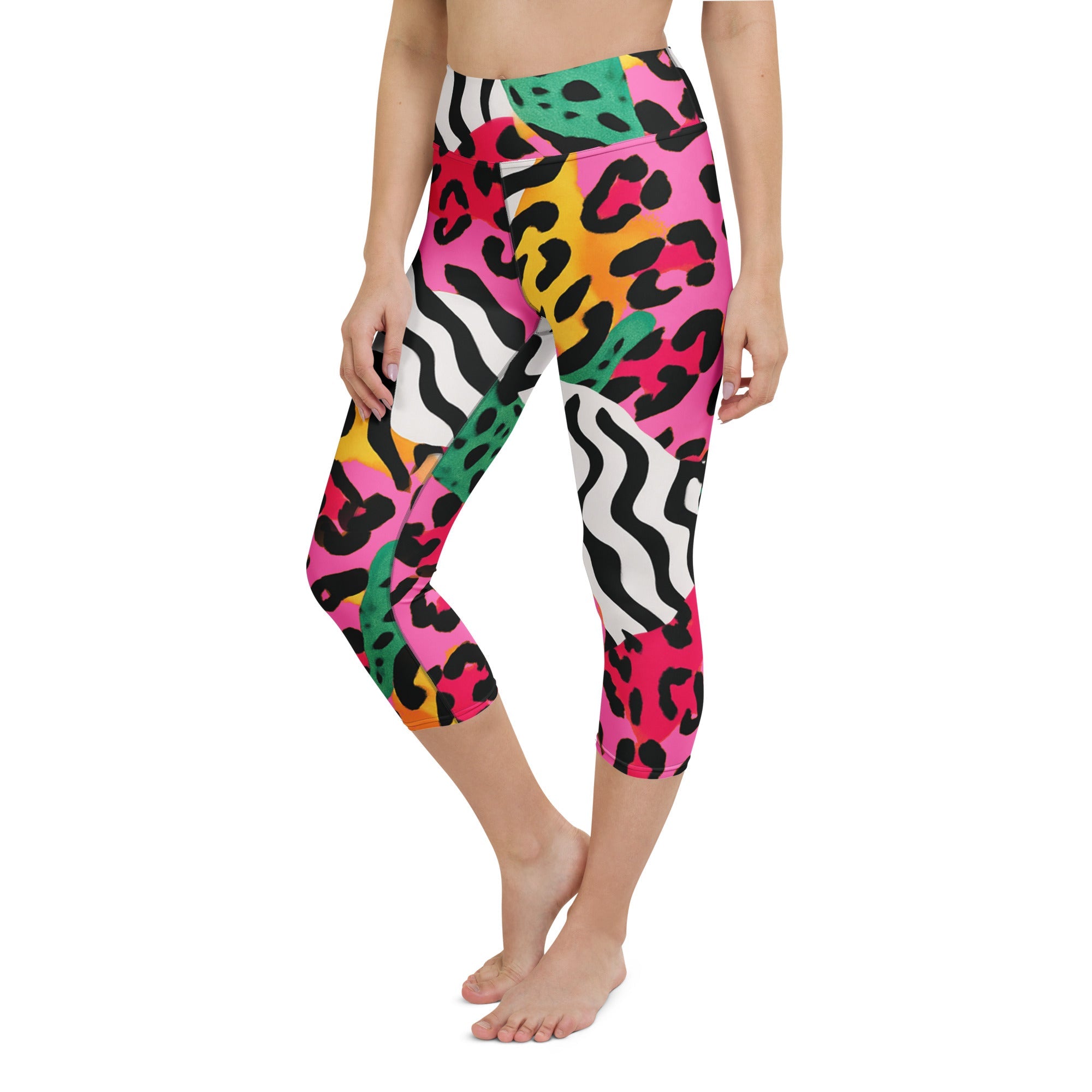 Electric Jungle Yoga Capris