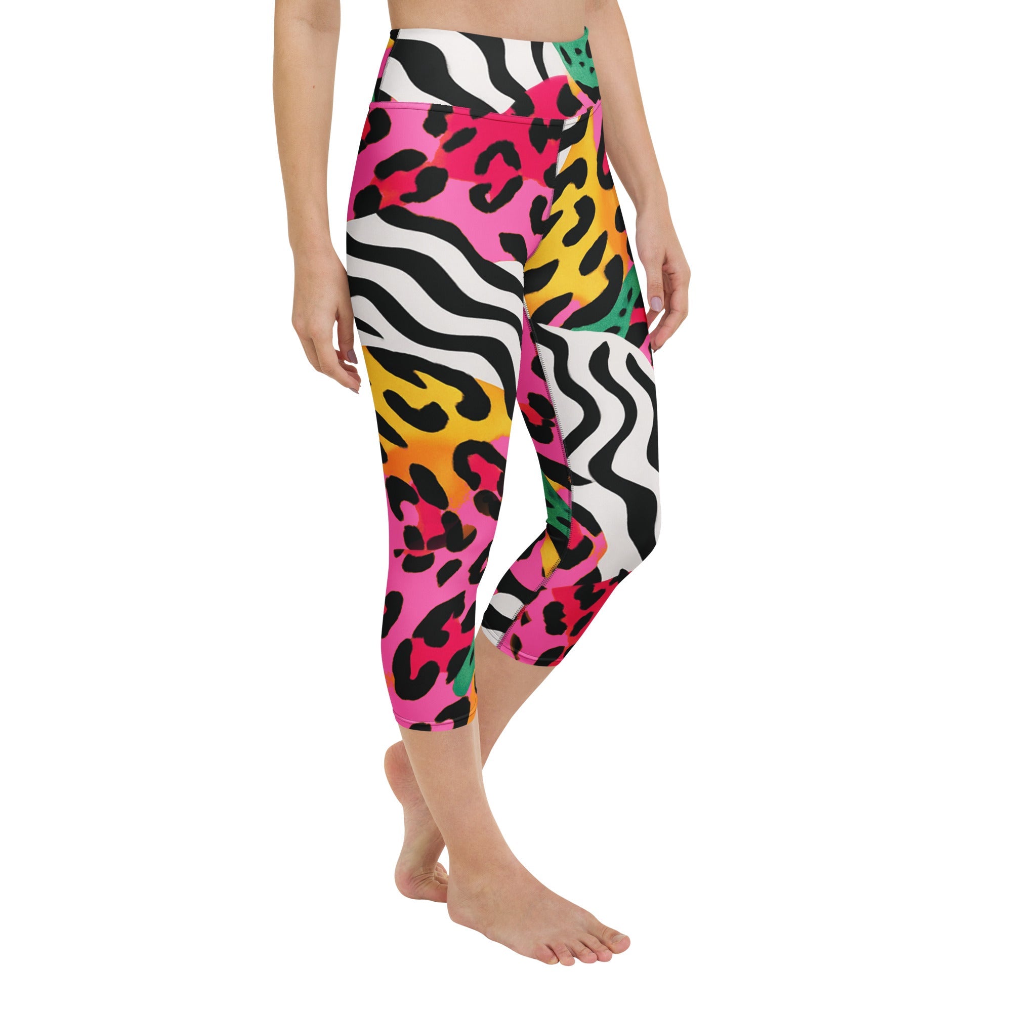 Electric Jungle Yoga Capris