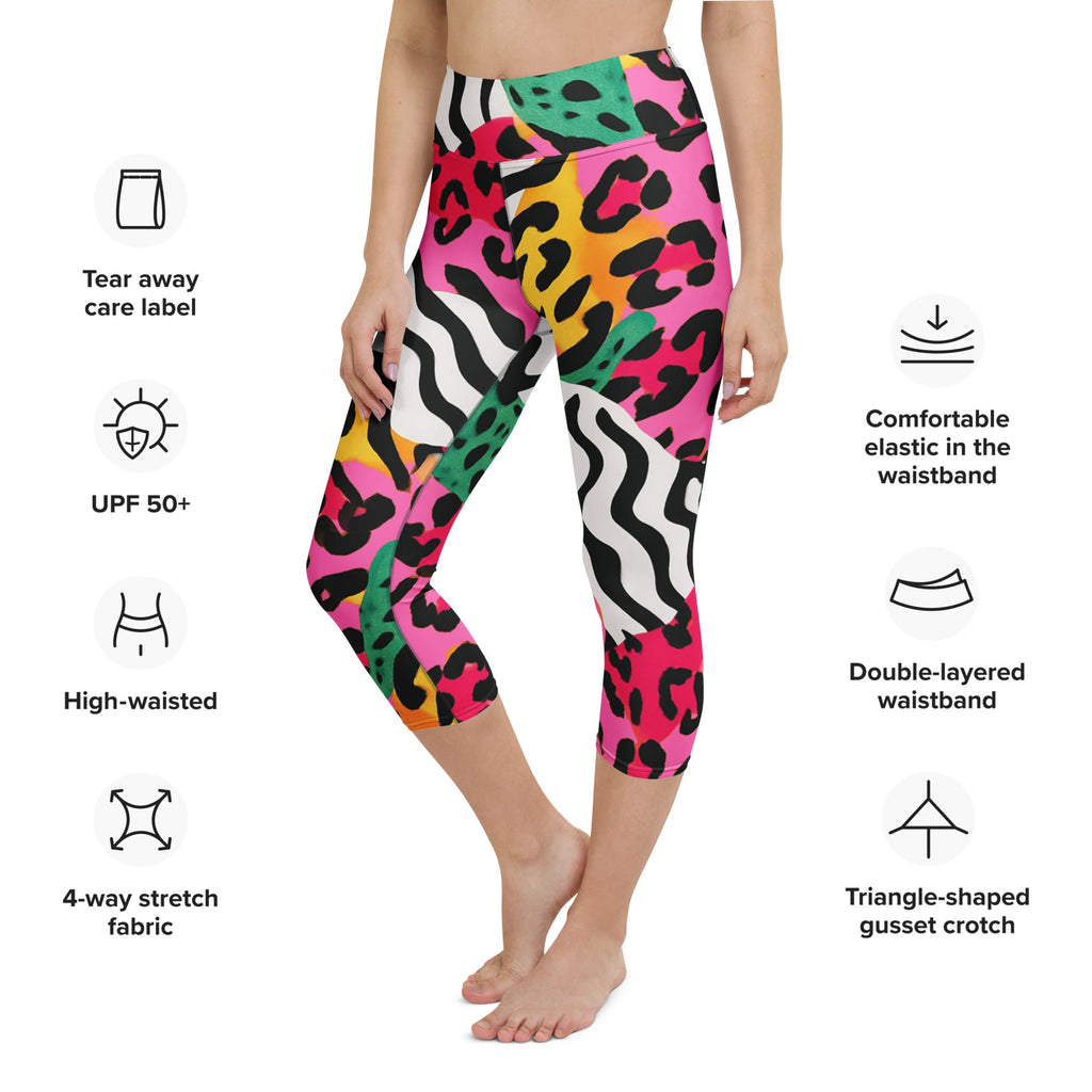 Electric Jungle Yoga Capris