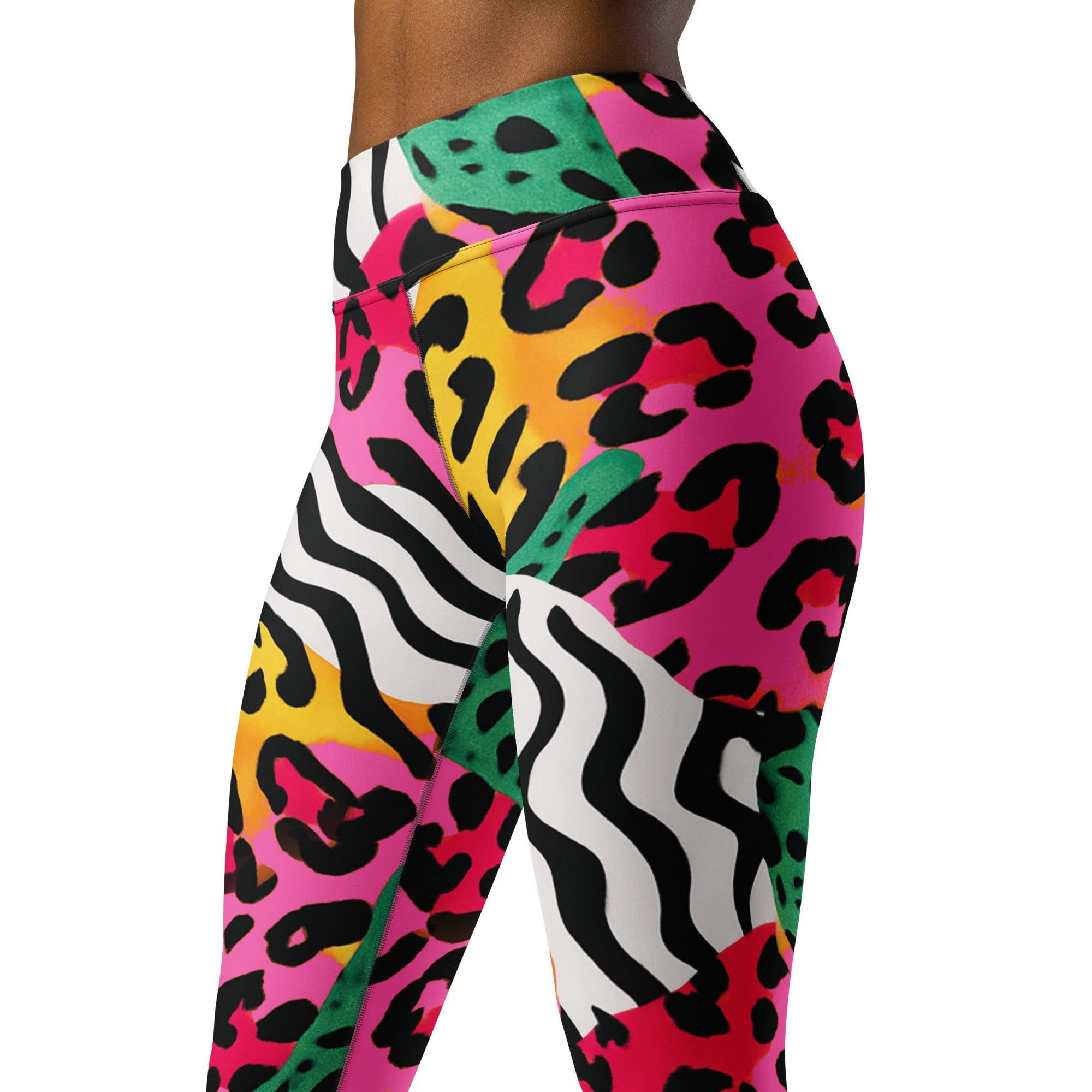 Electric Jungle Yoga Leggings