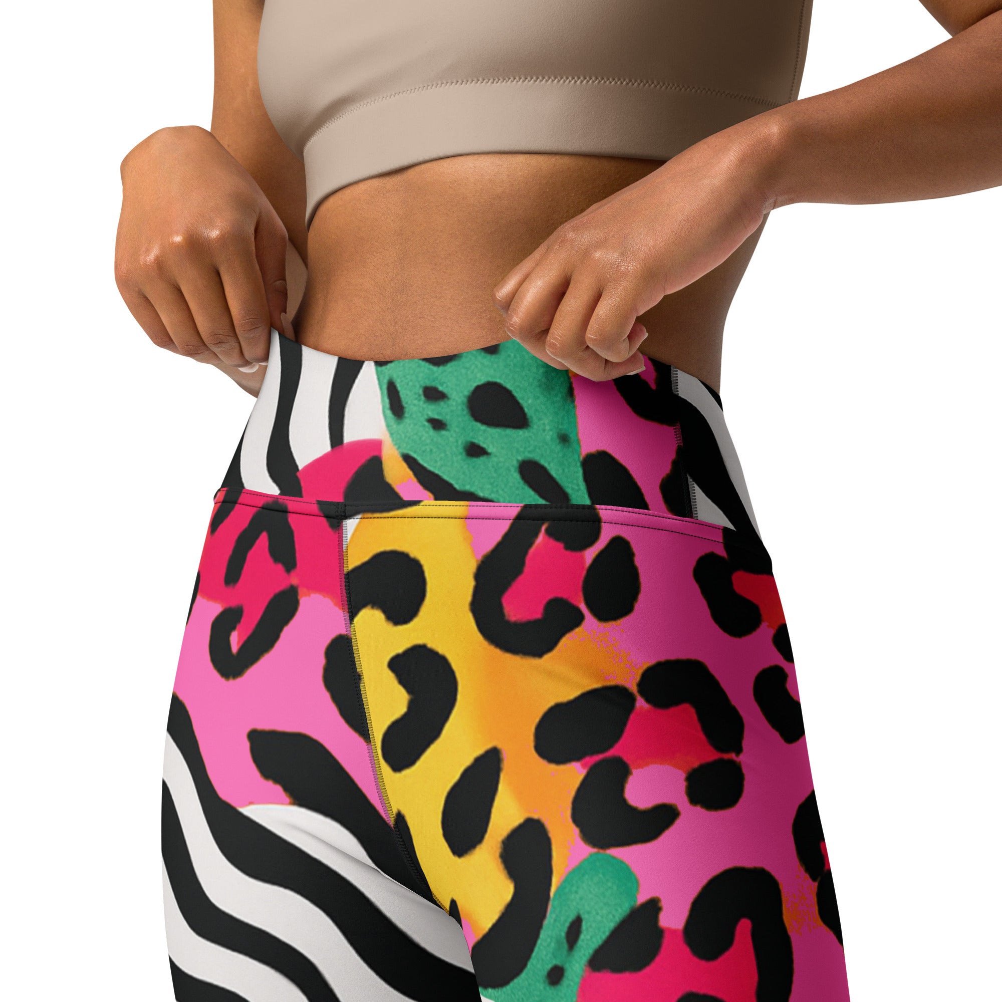 Electric Jungle Yoga Leggings