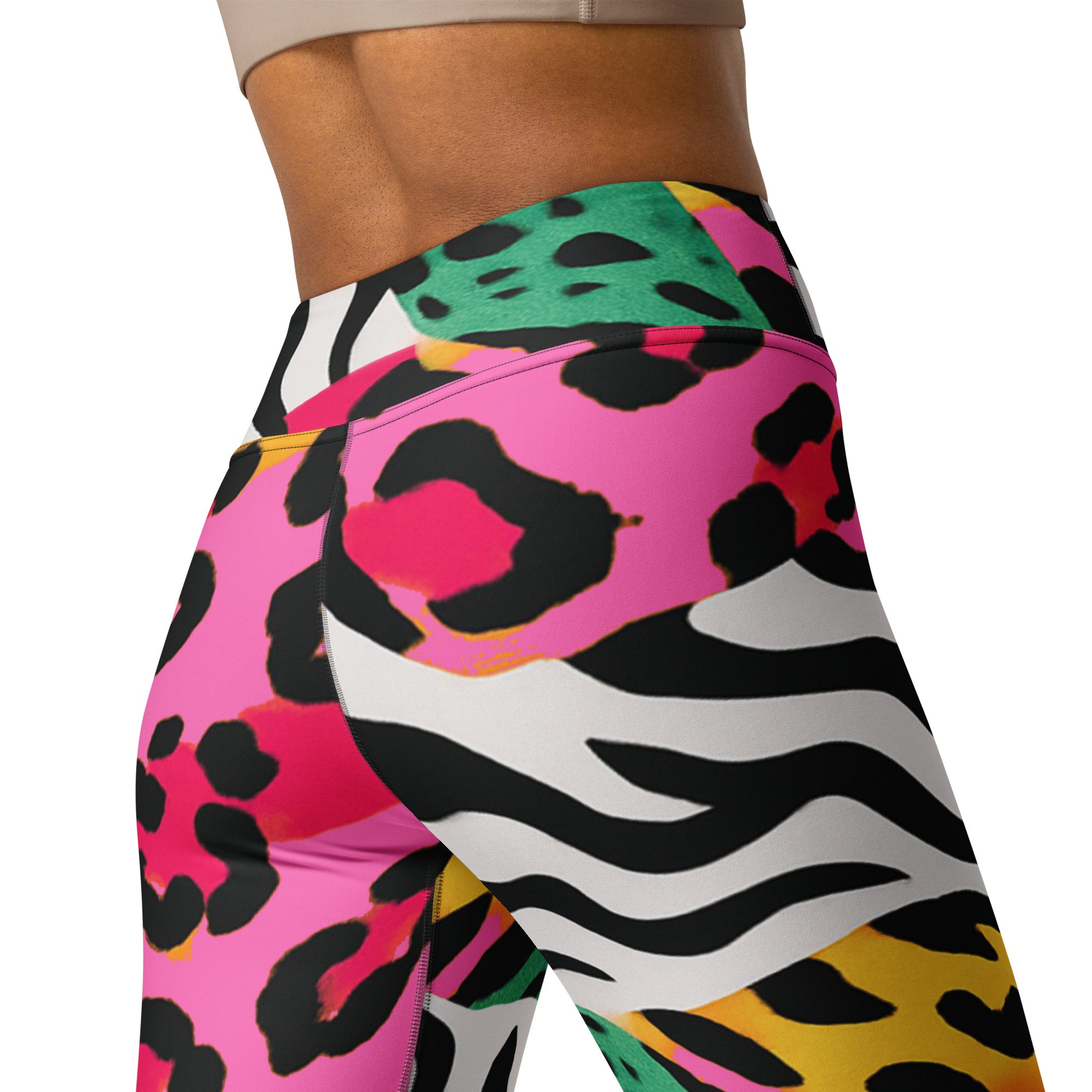 Electric Jungle Yoga Leggings