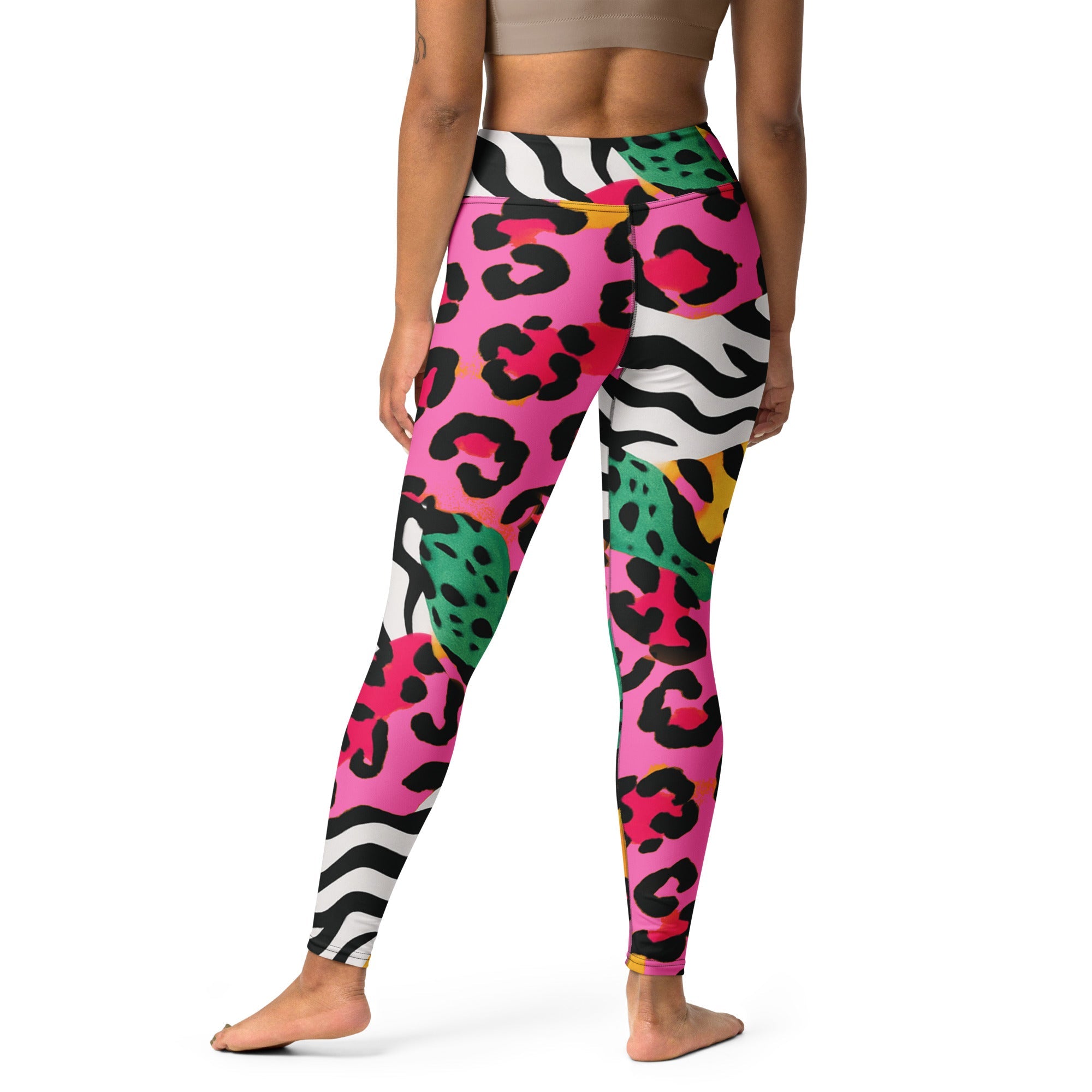 Electric Jungle Yoga Leggings