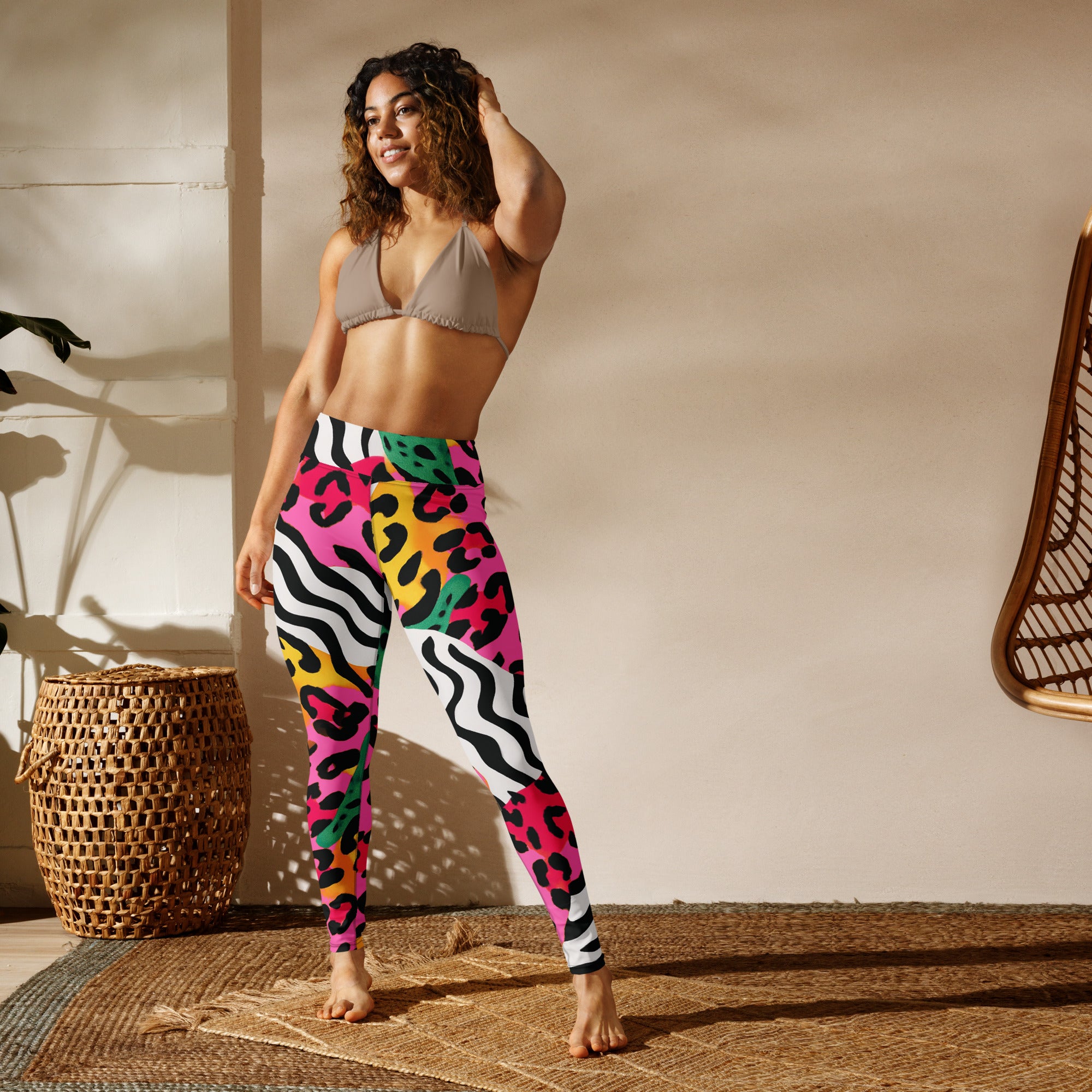 Electric Jungle Yoga Leggings
