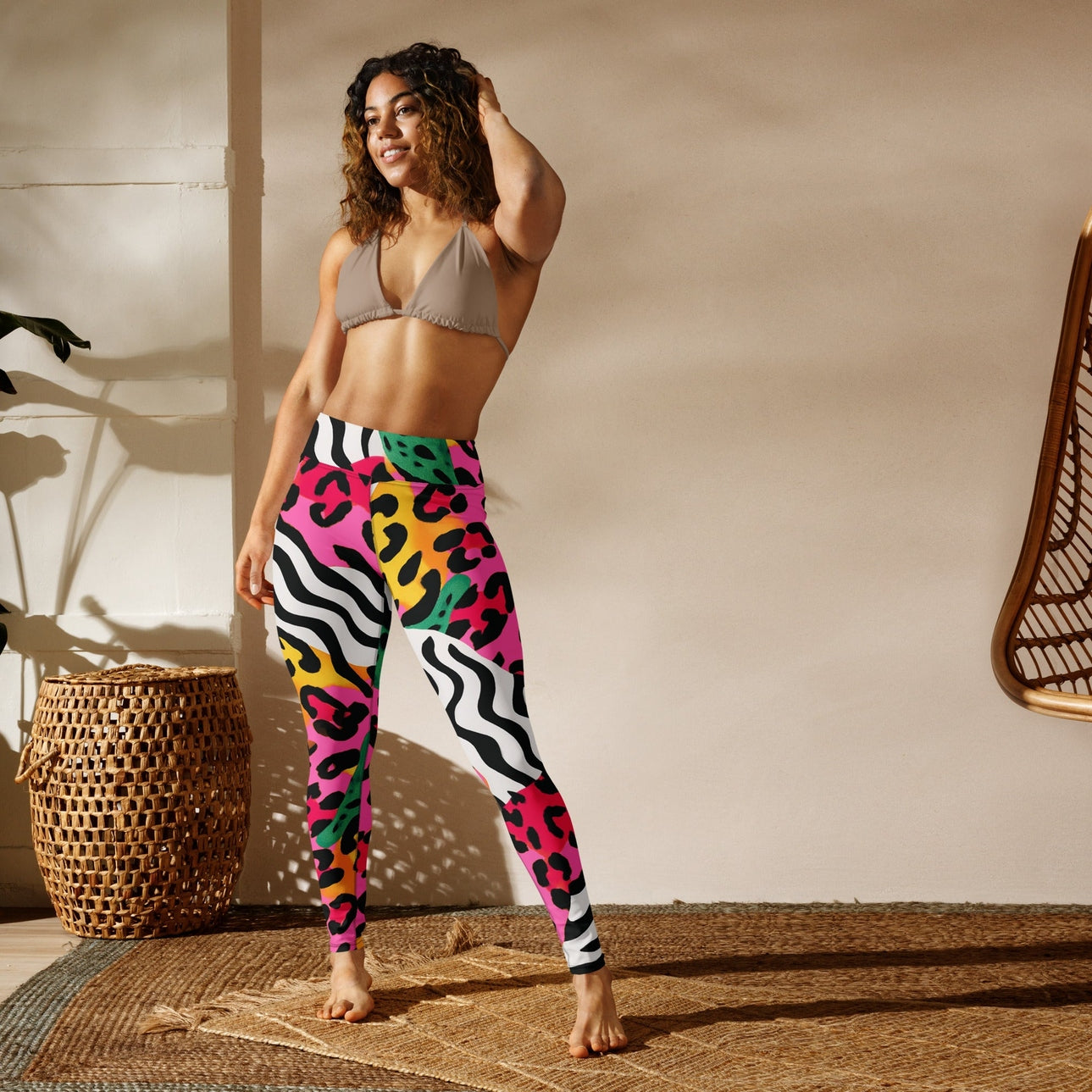 Electric Jungle Yoga Leggings