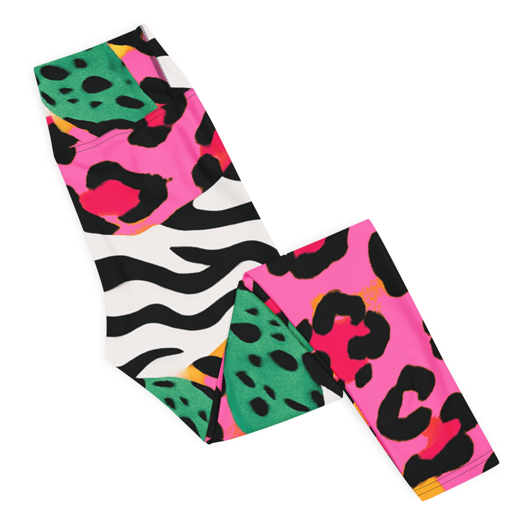 Electric Jungle Yoga Leggings