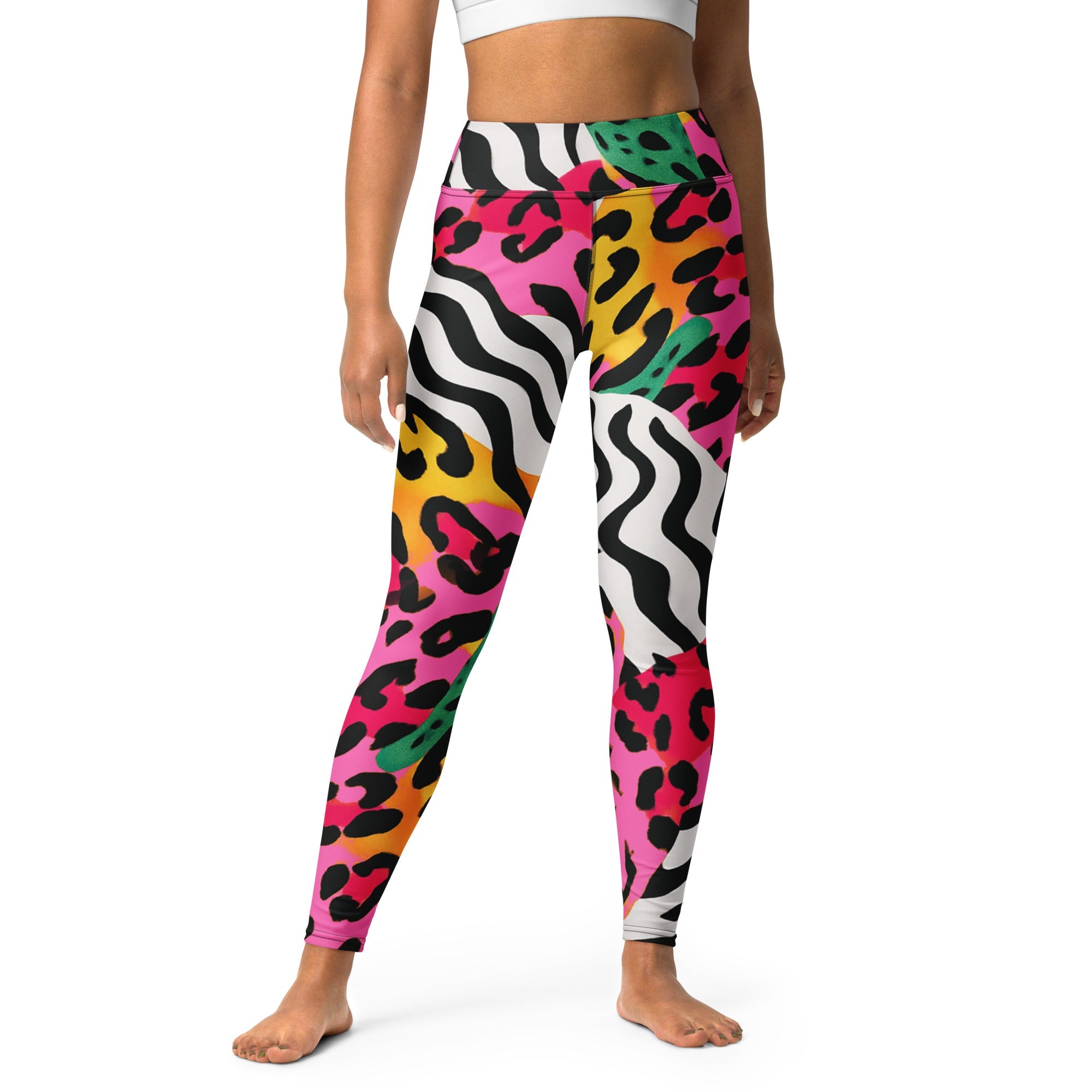 Electric Jungle Yoga Leggings