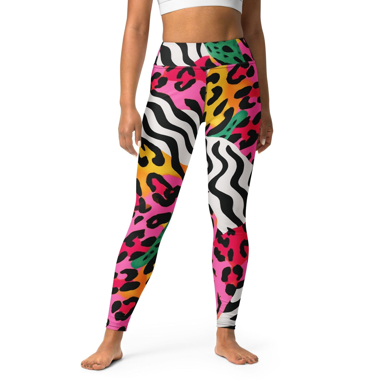 Electric Jungle Yoga Leggings