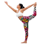 Electric Jungle Yoga Leggings