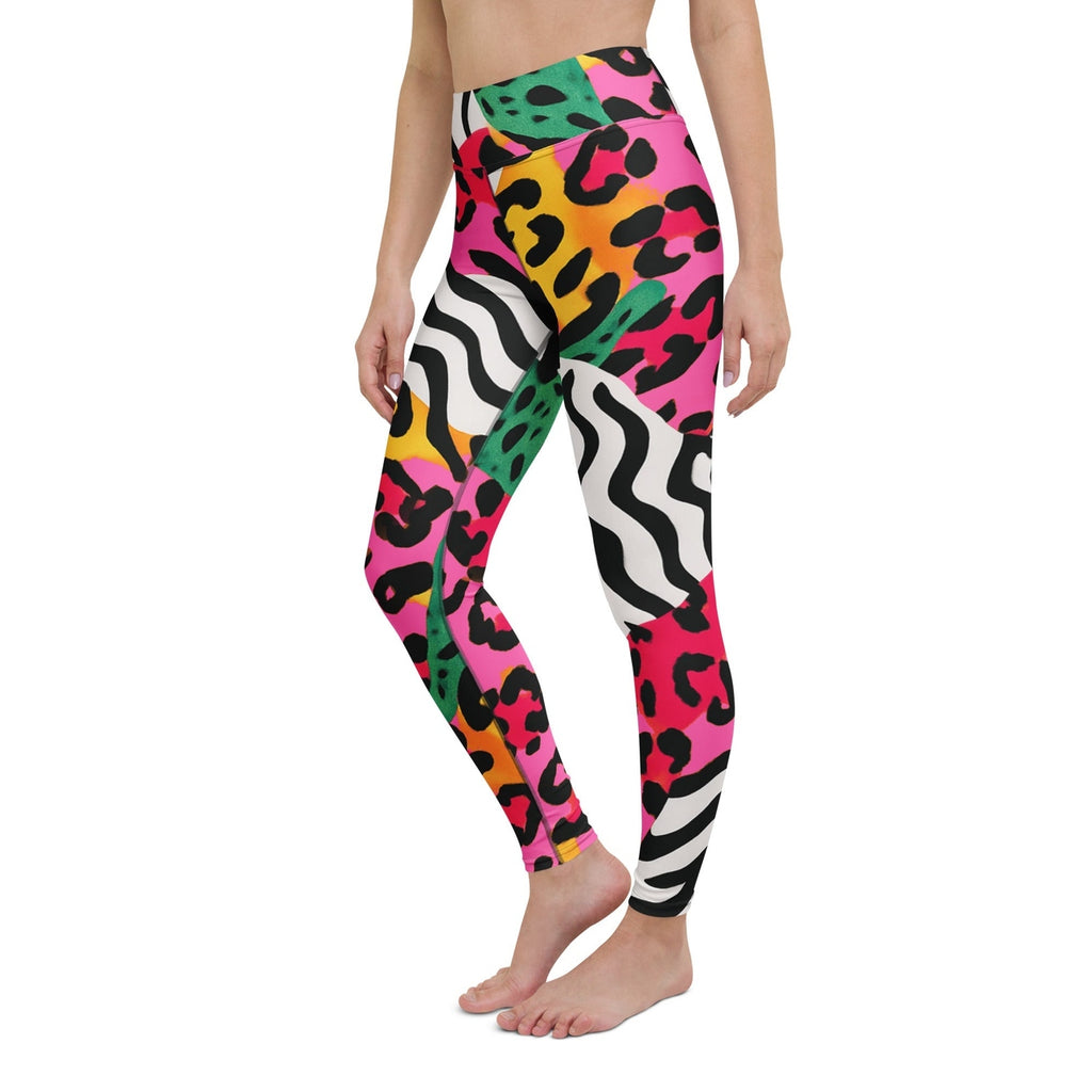 Electric Jungle Yoga Leggings