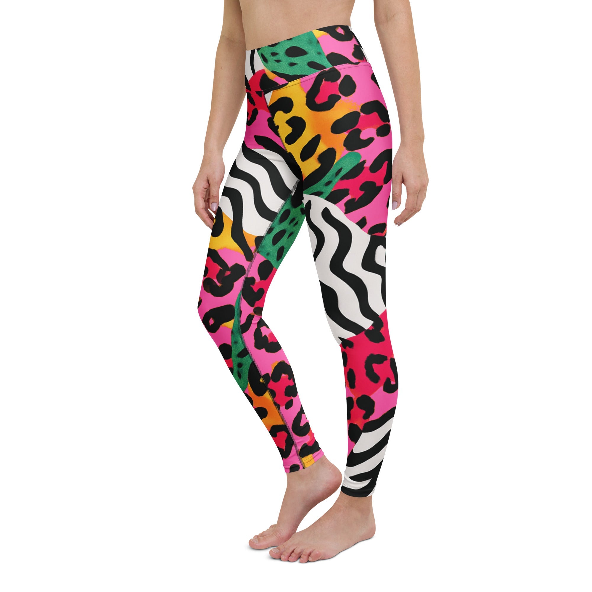 Electric Jungle Yoga Leggings