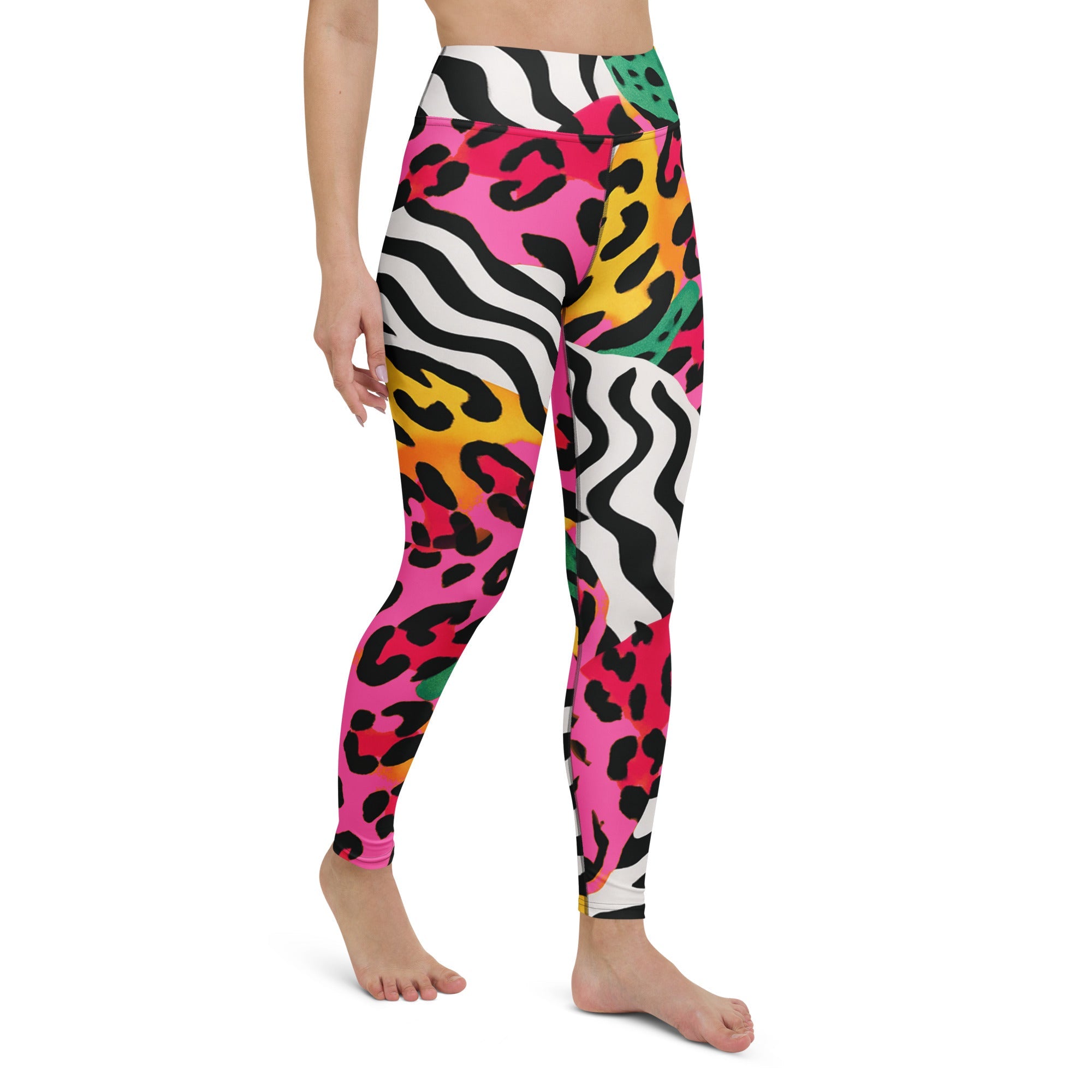 Electric Jungle Yoga Leggings