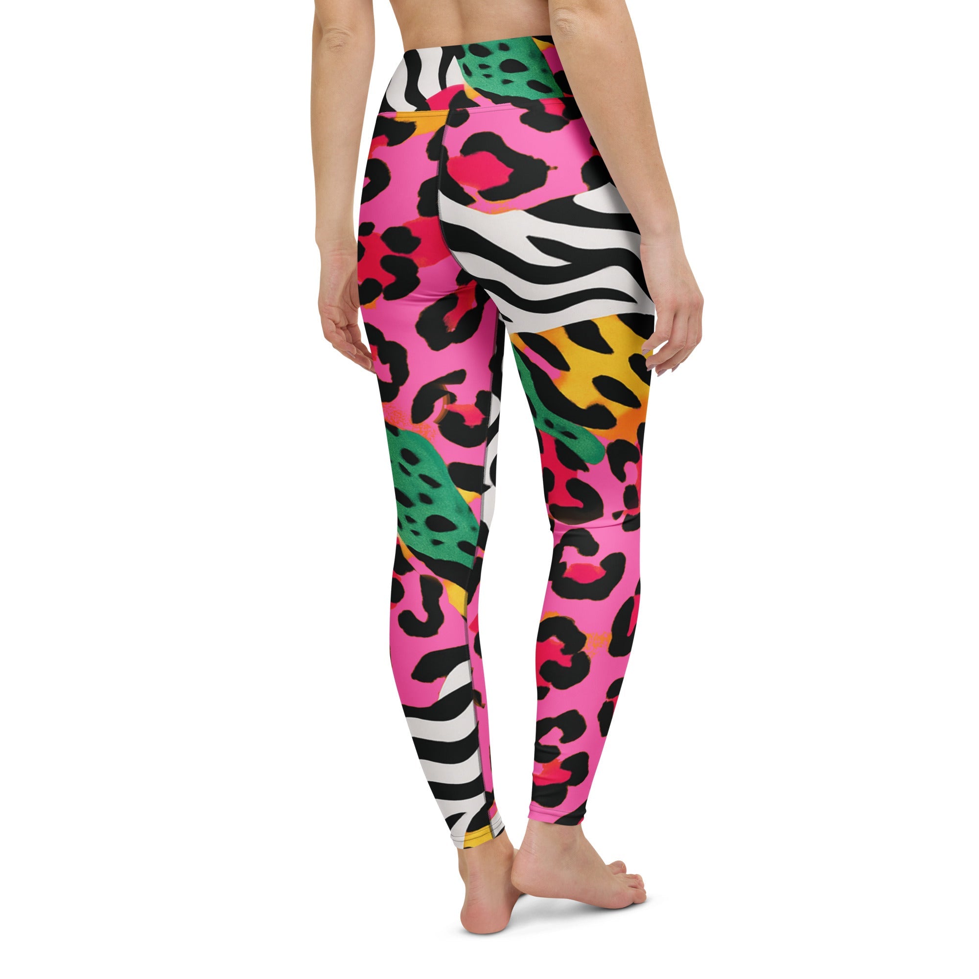 Electric Jungle Yoga Leggings
