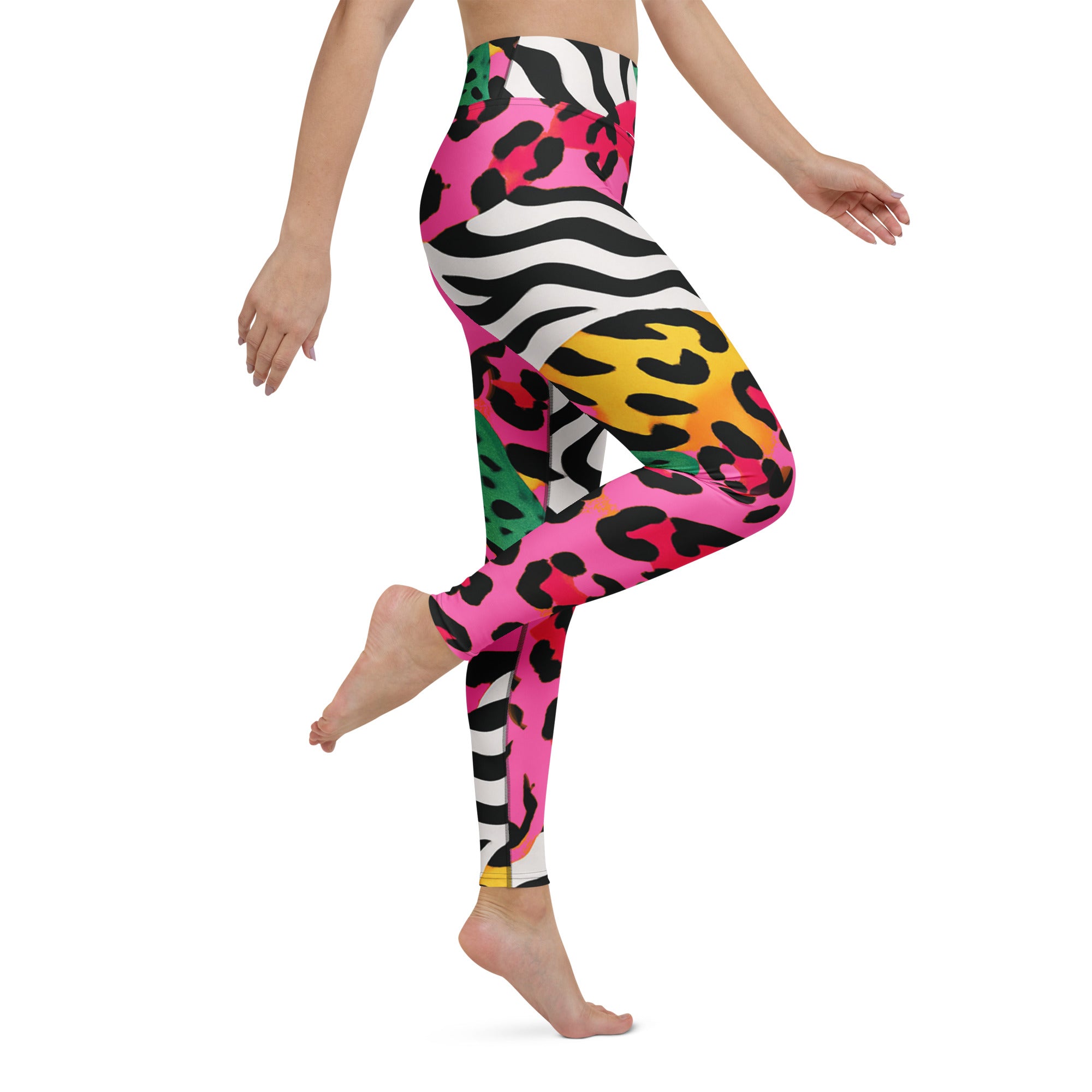 Electric Jungle Yoga Leggings