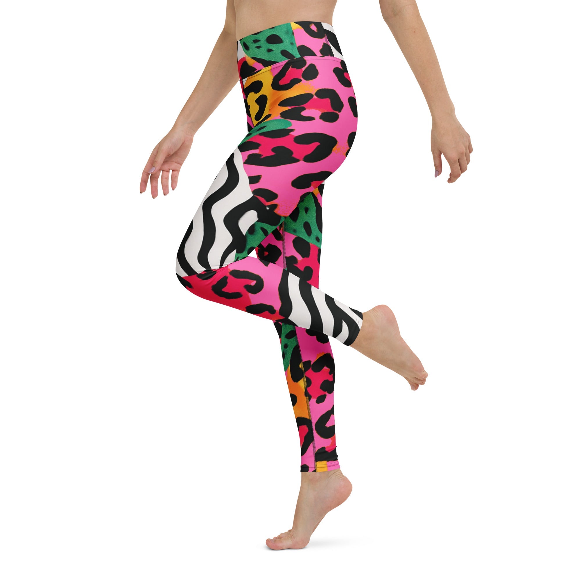 Electric Jungle Yoga Leggings