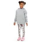 Embroidered Effect Floral Kid's Leggings