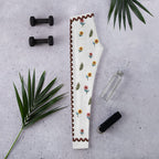 Embroidered Effect Floral Leggings
