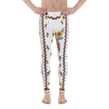 Embroidered Effect Floral Men's Leggings