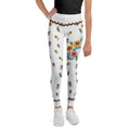 Embroidered Effect Floral Youth Leggings