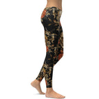Embroidery Skull Leggings