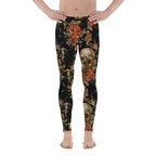 Embroidery Skull Men's Leggings