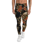 Embroidery Skull Men's Leggings