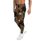 Embroidery Skull Men's Leggings