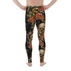 Embroidery Skull Men's Leggings