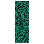 Emerald Green Leopard Yoga Mat