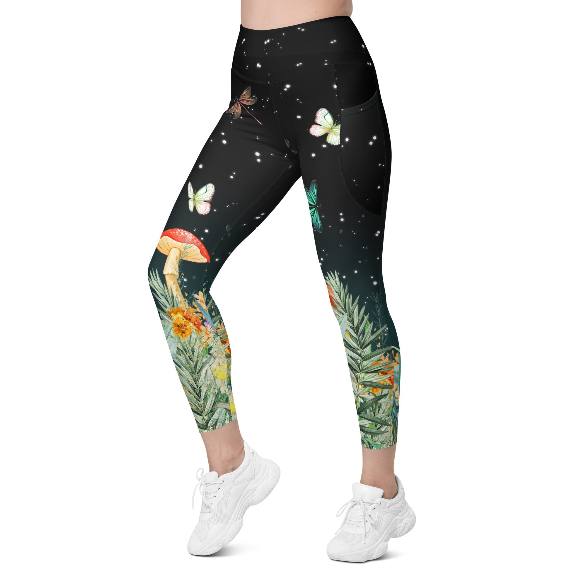 Enchanted Forest Leggings with Pockets