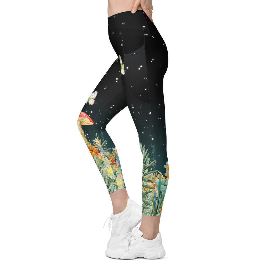 Enchanted Forest Leggings with Pockets