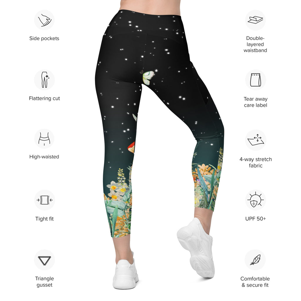 Enchanted Forest Leggings with Pockets
