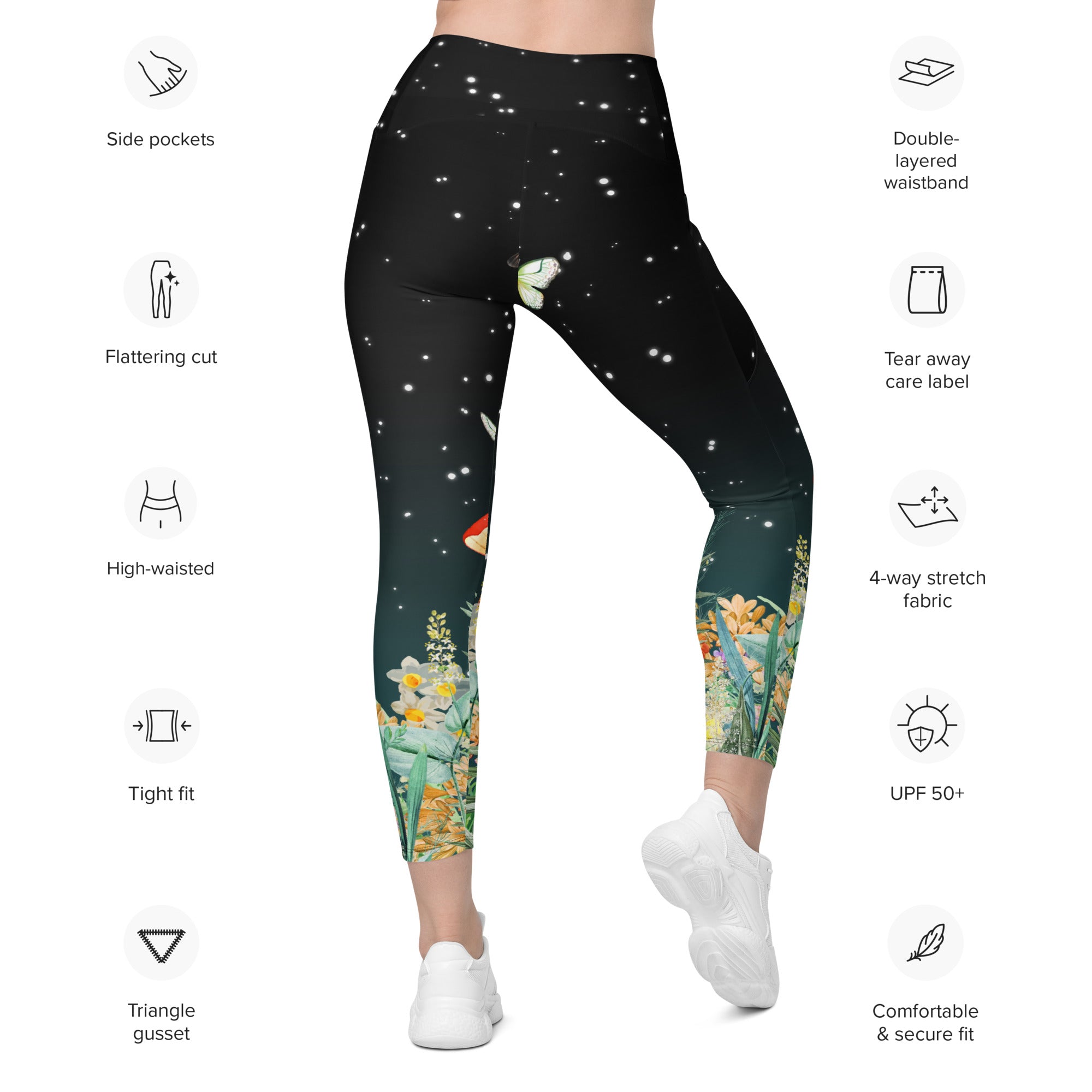 Enchanted Forest Leggings with Pockets