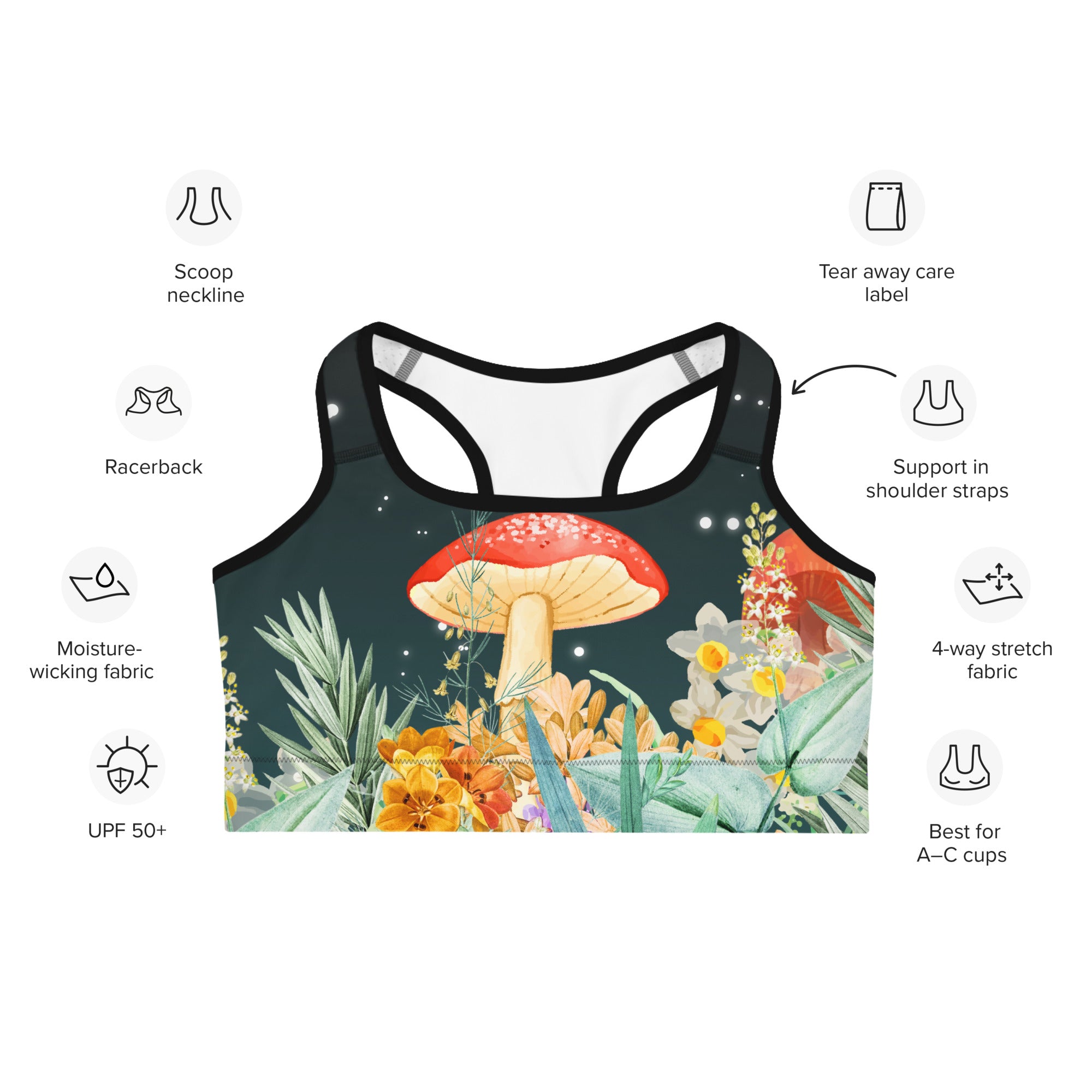 Enchanted Forest Sports Bra