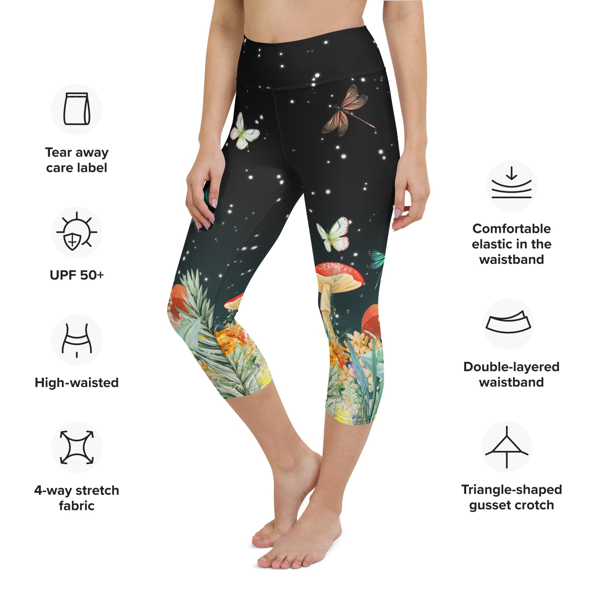 Enchanted Forest Yoga Capris