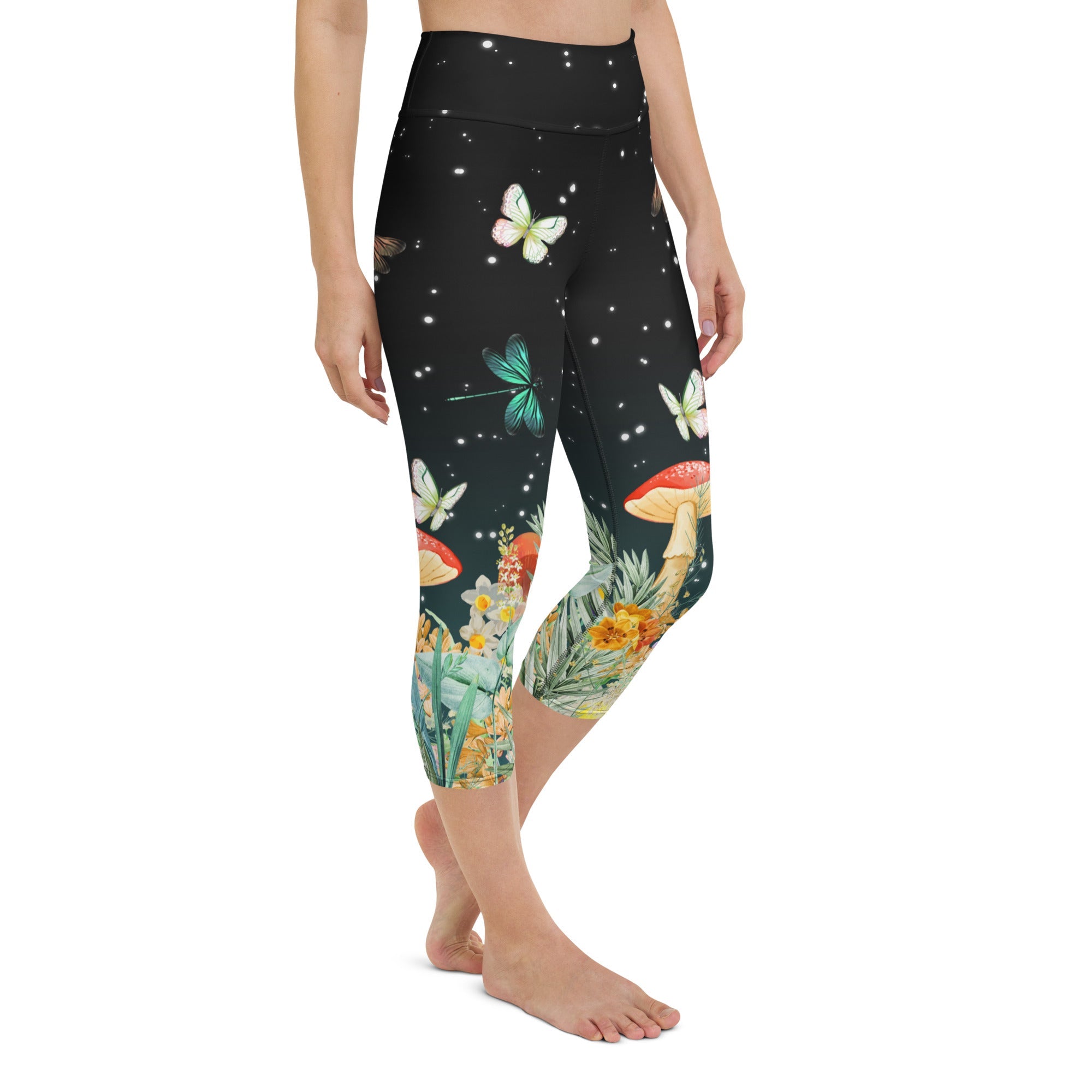 Enchanted Forest Yoga Capris