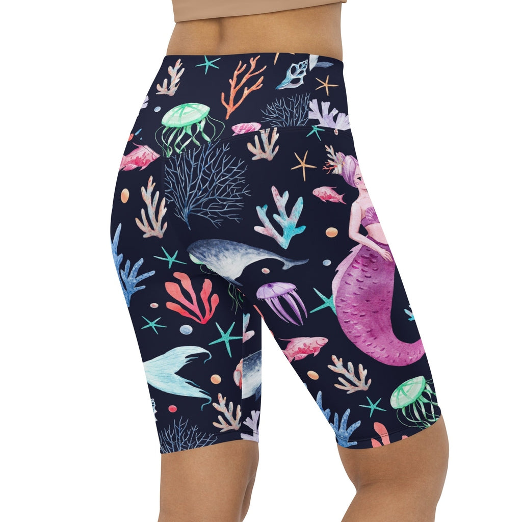 Enchanted Mermaids Biker Shorts