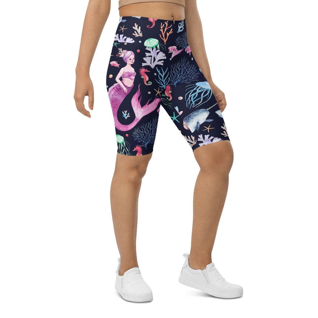 Enchanted Mermaids Biker Shorts
