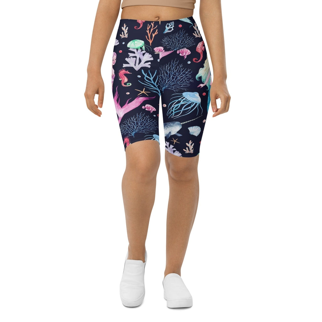 Enchanted Mermaids Biker Shorts